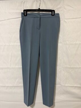 Calvin Klein Dusty Blue Straight-Leg Trousers